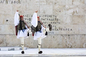 Changing of the guards ceremony, Syntagma square, Athens, Greece