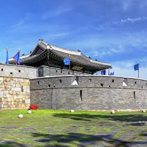 City Walls Prints: Changnyongmun Gate of Hwaseong Fortress (UNESCO World Heritage Site)