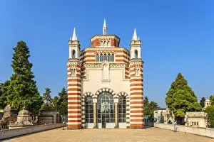 Chapel L Ossario on Monumental cemetry, Milan, Lombardy, Italy