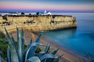 Holiday Destination Collection: Chapel Nossa Senhora da Rocha on the cliffs in Lagoa, Algarve, Portugal