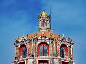 Puebla State Prints: Chapel of the Rosario, Santo Domingo de Guzman Church