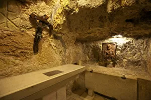Prayer Gallery: Chapel Of St. Jerome, Church Of The Nativity, Bethlehem, Palestine, Middle East