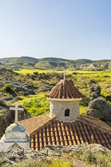 Roof Prints: Chapel of the Virgin or Holy Water of Panagia Aimatousa Church in Avdellero
