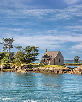 Breton Prints: Chapelle de Saint-Joseph on the Ile Boedic in the Gulf of Morbihan