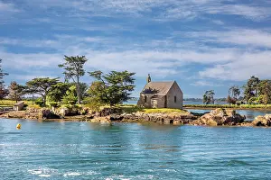 Breton Prints: Chapelle de Saint-Joseph on the Ile Boedic in the Gulf of Morbihan