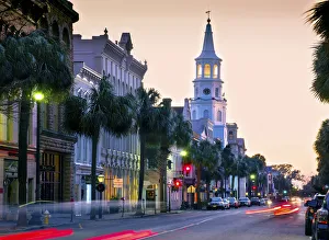 Images Dated 20th February 2017: Charleston, South Carolina, Broad Street, Saint Michaels Episcopal Church, Oldest