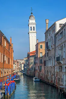 Charming Prints: Charming water canal, Venice, Veneto, Italy