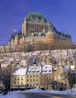 Quebec City Prints: Chateau Frontenac Hotel