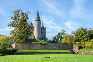 Belgique Prints: Chateau Veves, Celles near Dinant, Ardennes, Wallonia, Province Namur, Belgium