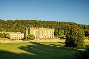 Derbyshire Prints: Chatsworth House, Peak District National Park, Derbyshire, England, UK