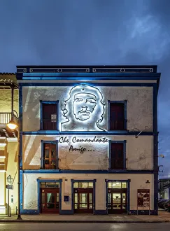 Camaguey Gallery: Che Guevara Memorial at dusk, Camaguey, Camaguey Province, Cuba