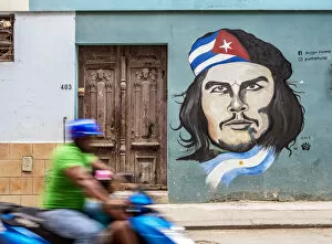Cuba Gallery: Che Guevara Mural Painting, Centro Habana, Havana, La Habana Province, Cuba
