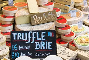 Market Stall Prints: Cheese stall in the Borough Market, Southwark, London, England
