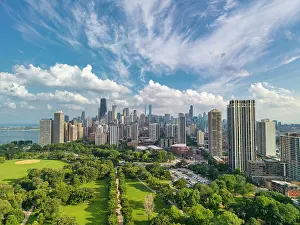 Mid West Prints: Chicago Skyline, Chicago, Illinois, USA