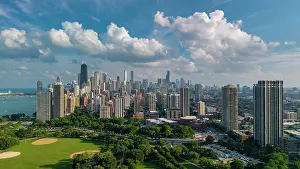 Mid West Prints: Chicago Skyline, Chicago, Illinois, USA