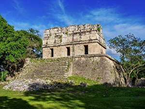 Great City Prints: The Chichanchob or Red House, Chichen Itza, Yucatan State, Mexico