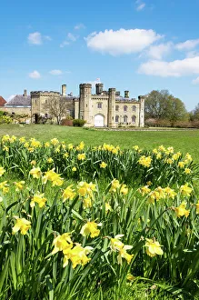 Chiddingstone Castle in spring, Kent, England