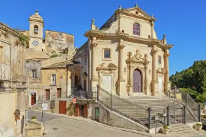 Ragusa Ibla Prints: Chiesa del Purgatorio, Ragusa Ibla, Ragusa province, Sicily, Italy