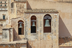 Noto Valley Prints: Chiesa del Santissimo Salvatore bells, Noto, Noto Valley, Sicily, Italy