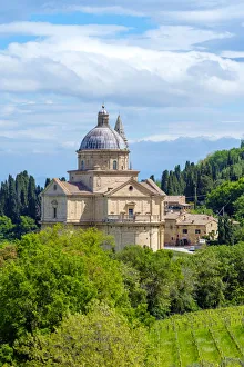 Montepulciano Prints: Chiesa di San Biagio church, Montepulciano, Val d Orcia, Tuscany, Italy, Europe