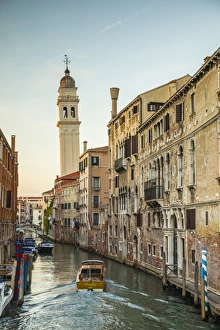 Leaning Prints: Chiesa di San Giorgio dei Greci, Rio del Greci, Venice, Italy