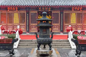 Tianjin Prints: Chijian Temple of the Celestial Empress, Tianjin, China