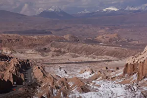 Chile, Atacama Desert, San Pedro de Atacama, Valle de la Muerte rock formation