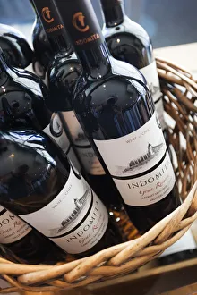 Bottles Prints: Chile, Casablanca, Vina Indomita winery, wine bottles