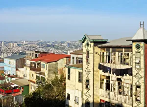 Chile, Cityscape of Valparaiso