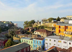 Images Dated 23rd September 2016: Chile, Cityscape of Valparaiso