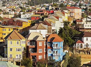 Images Dated 23rd September 2016: Chile, Cityscape of Valparaiso