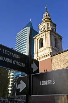 Chile, Santiago, Iglesia de San Francisco & Museo Colonial in central Santiago
