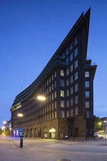 Images Dated 11th October 2016: Chilehaus building in Kontorhausviertel area (UNESCO World Heritage Site), Hamburg