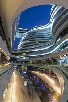 Images Dated 10th March 2014: China, Beijing, Chaoyangmen South Street, Galaxy SOHO by architect Zaha Hadid