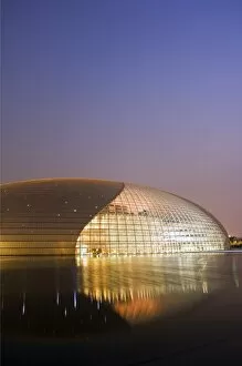 Lit Up Gallery: China Beijing The National Grand Theatre Opera House