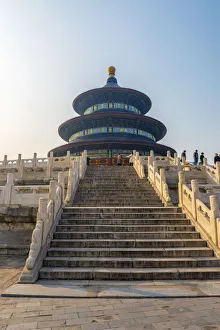 China, Beijing, Tiantan Park, Temple of Heaven, Hall of Prayer for Good Harvests