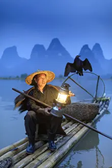 Scenics Prints: China, Guangxi province, Xingping village along River Li