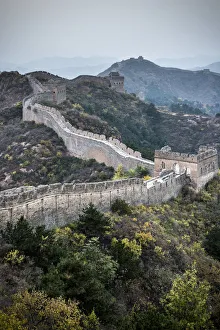 Historic Monuments Prints: China, Hebei Province, Luanping County, Jinshanling, Great Wall of China (UNESCO World