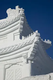Harbin Prints: China, Heilongjiang, Harbin International Sun Island Snow Sculpture Art Fair