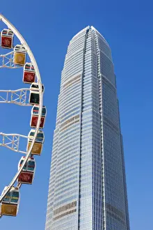 China, Hong Kong, Central, Hong Kong Observation Wheel and The International Finance