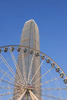 China, Hong Kong, Central, Hong Kong Observation Wheel and The International Finance