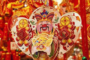 Images Dated 14th April 2011: China, Hong Kong, Chinese New Year Decorations