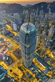 Images Dated 19th March 2020: China, Hong Kong, Hong Kong Island, International Finance Center