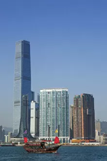 Images Dated 18th July 2013: China, Hong Kong, Kowloon Skyline & International Commerce Centre Building (ICC)