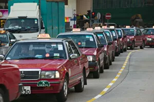 China, Hong Kong, Kowloon, Taxis