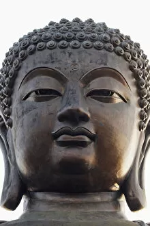 Images Dated 5th January 2012: China, Hong Kong, Lantau, Po Lin Monastery, Giant Buddha Statue