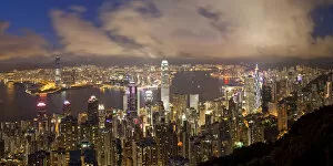 Images Dated 6th November 2009: China, Hong Kong, view from Victoria Peak