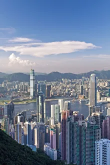 Images Dated 6th November 2009: China, Hong Kong, view from Victoria Peak