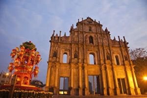 Images Dated 16th March 2011: China, Macau, Ruins of St.Pauls Church