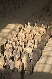 Images Dated 19th August 2011: China, Shaanxi, Xi an, The Terracotta Army Museum, Terracotta warriors